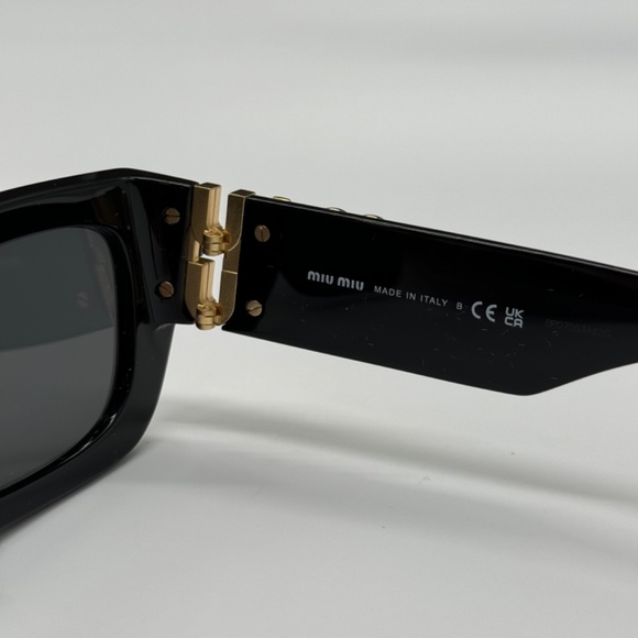 NEW SMU 09W 1AB5S0 MIU MIU BLACK MU09WS 1AB5S0 WOMEN MU 09WS 1AB5S0 SUNGLASSES main image 10